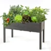 Costway Wooden Raised Vegetable Garden Bed Elevated Grow Vegetable Planter Grey 1 Costway Wooden Raised Vegetable Garden Bed Elevated Grow Vegetable Planter Grey -Costway GUEST 6a88615b 7838 4eda 9d89 d23eff419325