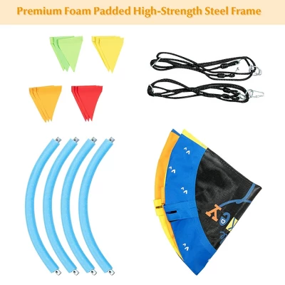 Costway 40'' Flying Saucer Tree Swing Indoor Outdoor Swing W/Hanging Straps Monkey 11 Costway 40'' Flying Saucer Tree Swing Indoor Outdoor Swing W/Hanging Straps Monkey - Image 9