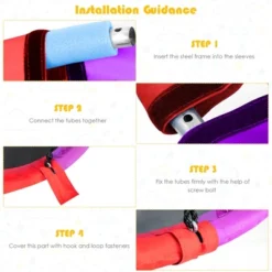 Costway 40'' Saucer Tree Swing Outdoor Round Platform Swing W/ Pillow & Handle -Costway GUEST 6aa3285e 46c8 4908 80c1 e55bd685d671