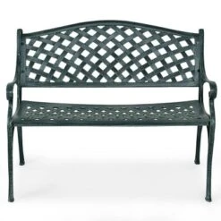 Costway 40'' Outdoor Antique Garden Bench Aluminum Frame Seats Chair Patio Garden Furni -Costway GUEST 6af02865 c2d4 48a2 a778 efef2ad0dbd8