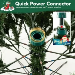 Costway 7 FT Pre-Lit Christmas Tree 3 Modes Hinged With Quick Power Connector & 500 Lights 15 Costway 7 FT Pre-Lit Christmas Tree 3 Modes Hinged With Quick Power Connector & 500 Lights -Costway GUEST 6aff8ea7 adf1 42f6 bc0c 167f729a744f