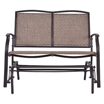 Costway Patio Glider Rocking Bench Double 2 Person Chair Loveseat Armchair Backyard 3 Costway Patio Glider Rocking Bench Double 2 Person Chair Loveseat Armchair Backyard