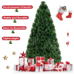 Costway Pre-Lit Fiber Optic Artificial PVC Christmas Tree 6Ft 12 Costway Pre-Lit Fiber Optic Artificial PVC Christmas Tree 6Ft -Costway GUEST 6dc824d0 e430 440a ade6 f1bbe70ecb86