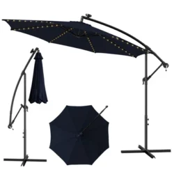 Costway 10FT Patio Solar-Lighted 112 LED Cantilever Offset Umbrella Crank Tilt Outdoor 24 Costway 10FT Patio Solar-Lighted 112 LED Cantilever Offset Umbrella Crank Tilt Outdoor -Costway GUEST 6e64973e 63e3 4f79 a571 0d0aabf046cd