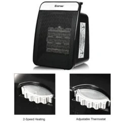 Costway 1500W Portable Electric PTC Space Heater Safety Shut-Off Tilt Protection Office -Costway GUEST 6fd0b9d5 d8c0 4ca8 a8bf 895370232515