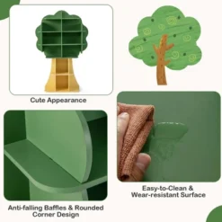 Costway Tree Bookcase Kids 6-Tier Toy Storage Organizer With Open Storage Shelves 19 Costway Tree Bookcase Kids 6-Tier Toy Storage Organizer With Open Storage Shelves -Costway GUEST 705ff846 df01 4a7b 9f72 9a7444ad1cf8