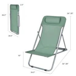 Costway Set Of 2 Beach Chair Portable 3-Position Lounge Chair W/ Headrest BlueGreenOrange 22 Costway Set Of 2 Beach Chair Portable 3-Position Lounge Chair W/ Headrest BlueGreenOrange -Costway GUEST 7109428f 027d 4b34 b1c1 6c145d213bf0