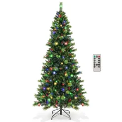 Costway 6FT/7FT/8FT Pre-Lit Artificial Christmas Tree 9 Lighting Modes With 300/400/500 LED Lights & Timer -Costway GUEST 71af51cb 9c21 48cf af1a 9482f4c38a7d