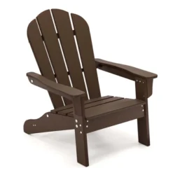 Costway Kids Adirondack Chair With High Backrest Armrests Fire Pit Chair For Kids Ages 3-8 Brown/White/Pink/Turquoise -Costway GUEST 7678beab 7518 4775 9d66 e1646d6392bc
