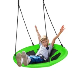 Costway 40'' Nest Tree Swing Outdoor Round Swing For Backyard BlueGreen -Costway GUEST 76ab3eb3 477e 42b6 bcb4 ae9bb5766815