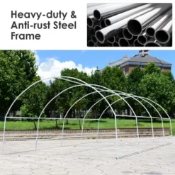 10'X6.5'X20' Walk-in Greenhouse Backyard Grow Tents Steel Frame 8 Windows 18 10'X6.5'X20' Walk-in Greenhouse Backyard Grow Tents Steel Frame 8 Windows -Costway GUEST 77feff10 0648 4fc9 beca 254bb658c12b