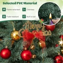 Costway 4.5/6.5/7.5/9 FT Artificial Xmas Tree With 256/556/724/1168 Branch Tips 100/200/250/500 LED Lights 9 Lighting Modes -Costway GUEST 7876c63a 10a6 45fa 8278 d95821851af8