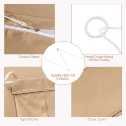 Costway Parasol Offset Cantilever Umbrella Cover 11ft Zipper Fiberglass Rod Outdoor 19 Costway Parasol Offset Cantilever Umbrella Cover 11ft Zipper Fiberglass Rod Outdoor -Costway GUEST 78cc3099 3e30 4b34 b7fa ebae00b2986b