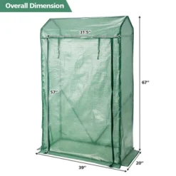 Costway 39'' X 20'' X 67'' Walk-in Garden Greenhouse Hot House Tomato Plant Warm House -Costway GUEST 795390eb 359c 4c05 89e5 f0cd2d6d3402