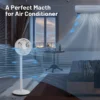 Costway 9'' Oscillating Pedestal Fan Portable Floor Fan W/ 3 Adjustable Heights & Speeds -Costway GUEST 79d1e80f 72bc 4a2e 8ad8 9ce166d90421