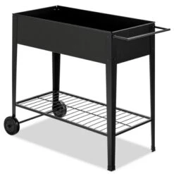 Costway Raised Garden Bed Elevated Planter Box On Wheels Steel Planter W/Shelf 19 Costway Raised Garden Bed Elevated Planter Box On Wheels Steel Planter W/Shelf -Costway GUEST 7a3939dc 5f51 4366 84b9 873349da2e96