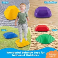 Costway 6 Pcs Kids Stepping Stone Square Balance Blocks For Indoor/Outdoor Exercise 15 Costway 6 Pcs Kids Stepping Stone Square Balance Blocks For Indoor/Outdoor Exercise -Costway GUEST 7b8f45ca ea26 44ad ad3f ec8086e18bac