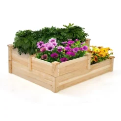 Costway 3-Tier Outdoor Raised Garden Bed Vegetable Planter Box For Patio Lawn Backyard -Costway GUEST 7ba9534d 9c2a 4bbd a6c5 4b2b8d96b48f