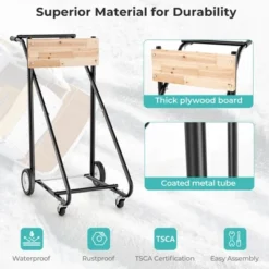 Costway Outboard Boat Motor Stand Heavy Duty Engine Carrier Cart Dolly With 4 Smooth Wheels -Costway GUEST 7bb24faf 056d 4b16 843d e41b7cbdb3ae