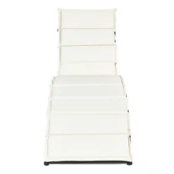 Costway 2PCS Folding Patio Rattan Lounge Chair Chaise Cushioned Portable Garden Black -Costway GUEST 7f441b53 658d 4cec 9584 68751cc08756