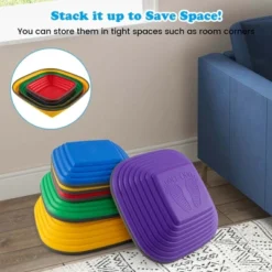 Costway 6 Pcs Kids Stepping Stone Square Balance Blocks For Indoor/Outdoor Exercise 14 Costway 6 Pcs Kids Stepping Stone Square Balance Blocks For Indoor/Outdoor Exercise -Costway GUEST 7f5e9207 1445 4c8e ac5b a4fe96f365cf