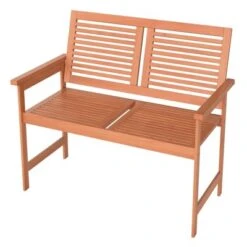 Costway 2-Person Patio Bench With Slatted Backrest And Seat Garden Loveseat Chair Furniture -Costway GUEST 7f71c973 ece6 4a52 a07a 1ea718ffd971