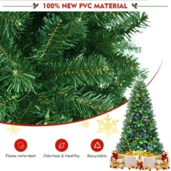 Costway 6ft Pre-lit Hinged Christmas Tree W/ Remote Control & 9 Lighting Modes 15 Costway 6ft Pre-lit Hinged Christmas Tree W/ Remote Control & 9 Lighting Modes -Costway GUEST 7fe895e2 b901 4d19 8619 d6184ed13a43