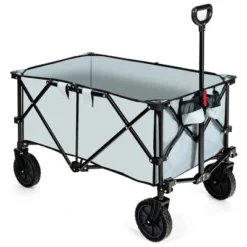 Costway Folding Collapsible Wagon Utility Camping Cart W/Wheels & Adjustable Handle RedGreyNavy 23 Costway Folding Collapsible Wagon Utility Camping Cart W/Wheels & Adjustable Handle RedGreyNavy -Costway GUEST 8091df20 613a 4df8 b0bb 376301332c6c