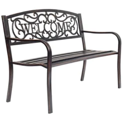 Costway Garden Bench Outdoor Furniture Porch Path Loveseat Chair -Costway GUEST 81ff76d5 d054 4ebe 9caa e190983532d6