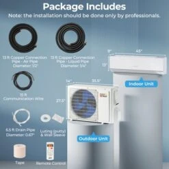 Costway 18000 BTU Mini Split Air Conditioner & Heater 25 SEER2 208-230V AC Unit -Costway GUEST 8452dc7e e1b6 4a18 81e7 ff99518cb84c