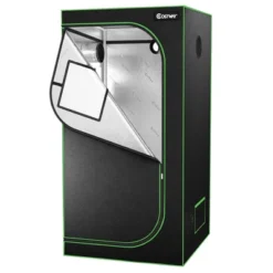 Costway 36''x36''x72'' Mylar Hydroponic Grow Tent W/Observation Window & Floor Tray GrayBlack 19 Costway 36''x36''x72'' Mylar Hydroponic Grow Tent W/Observation Window & Floor Tray GrayBlack -Costway GUEST 848321ee 76cd 48ea bd9b f0fbaf95c94b