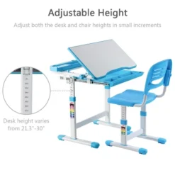 Costway Height Adjustable Children's Desk Chair Set Multifunctional Study Drawing -Costway GUEST 8603e73b d848 4f7f a020 5b9c780c2737