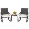 Costway 3PCS Patio Rattan Wicker Rocking Chairs Table Bistro Set Cushioned Rocker Garden 2 Costway 3PCS Patio Rattan Wicker Rocking Chairs Table Bistro Set Cushioned Rocker Garden -Costway GUEST 865e9cfb 5e29 410c 8651 1f78f4076c58
