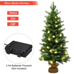 Costway 3Ft Pre-Lit Spruce Tabletop Christmas Tree Lights Timer -Costway GUEST 86e575cd fccd 4372 818c dfc5b4a1d9c1