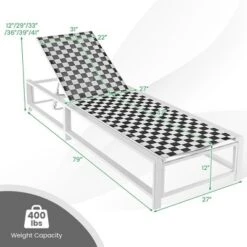 Costway 2PCS Patio Lounge Chair Chaise Adjustable Reclining Chair Garden Wheel 14 Costway 2PCS Patio Lounge Chair Chaise Adjustable Reclining Chair Garden Wheel -Costway GUEST 87510fc1 418b 4a9f 8614 6bc66ed5e460