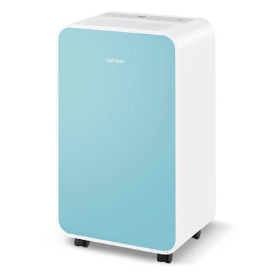 Costway Dehumidifier For Home Basement 32 Pints/Day 3 Modes Portable Up To 2500 Sq. Ft Blue/Pink/Yellow 12 Costway Dehumidifier For Home Basement 32 Pints/Day 3 Modes Portable Up To 2500 Sq. Ft Blue/Pink/Yellow - Image 10