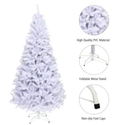 Costway 6/7.5/9Ft Hinged Artificial Christmas Tree Premium Pine Tree -Costway GUEST 899bb4eb ba2d 4f62 b27c 1364a701173b