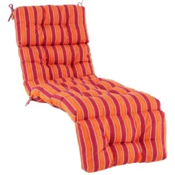 Costway 73'' Lounge Chaise Cushion Padded Recliner Cushion Indoor Outdoor Navy/Orange/Black/Dark Orange/Beige/Gray/Brown -Costway GUEST 8c3bc2fb 8e02 407d 84a4 c01b759ceb04