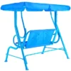 Costway Kids Patio Swing Chair Children Porch Bench Canopy 2 Person Yard Furniture Blue -Costway GUEST 8ced6d0d b029 44d1 b7f5 e213521e921e
