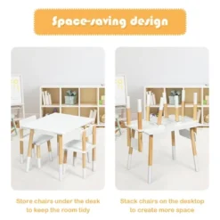Costway Kids Wooden Table & 2 Chairs Set Children Activity Table Set 15 Costway Kids Wooden Table & 2 Chairs Set Children Activity Table Set -Costway GUEST 8d687732 20c6 4598 bbbf a9fbff863708