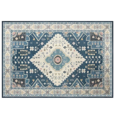 Costway Area Rugs 5'4'' X 6'7''5'4'' X 7'7'' Faux Wool Fabric Doormat Home Carpet Living Room Bedroom 12 Costway Area Rugs 5'4'' X 6'7''5'4'' X 7'7'' Faux Wool Fabric Doormat Home Carpet Living Room Bedroom - Image 10