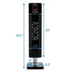 Costway 1500W Portable Oscillating Ceramic Tower Heater W/ Timer Remote Control Room Use -Costway GUEST 9229ea04 59c0 437d be9d e2d0cf87f9b7