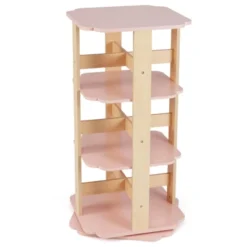 Costway 360° Spinning 3-Tier Kids Book Shelf Tower With 12 Sectors Cute Square Book Stand 19 Costway 360° Spinning 3-Tier Kids Book Shelf Tower With 12 Sectors Cute Square Book Stand -Costway GUEST 949bad46 9b0d 4b88 a8bf 021b422a902c