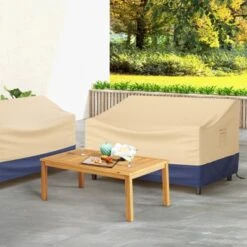 Costway Patio 60''x43'' 2-Seater Bench Loveseat Deep Sofa Cover Waterproof Handle Air Vent 13 Costway Patio 60''x43'' 2-Seater Bench Loveseat Deep Sofa Cover Waterproof Handle Air Vent -Costway GUEST 95d4f207 8476 4a97 b0ae 064dc726b3e0