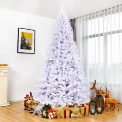Costway 6/7.5/9Ft Hinged Artificial Christmas Tree Premium Pine Tree -Costway GUEST 9659a7b1 a994 4c93 b7e0 6da3b2ff6778