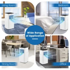 Costway 6000 BTU (9000 BTU ASHAR) Portable Air Conditioner 3-in-1 AC Unit With Cool Dehum Fan Sleep Mode -Costway GUEST 96fa87fc 12f5 4bf5 86c7 445edcb34d38