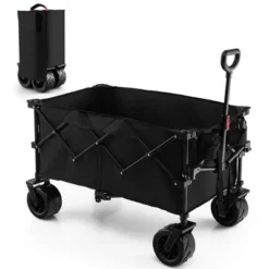 Costway Folding Collapsible Wagon Utility Garden Cart W/ Wide Wheels Adjustable Handle 23 Costway Folding Collapsible Wagon Utility Garden Cart W/ Wide Wheels Adjustable Handle -Costway GUEST 974f62d2 2b68 4e50 a48d 0b5d4a326206