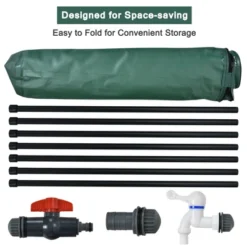 Costway 100 Gallon Portable Rain Barrel Water Collector Collapsible Tank W/Spigot Filter -Costway GUEST 97e77cca 8b79 4bc0 8e11 274d305d3635