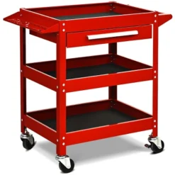 Three Tray Rolling Tool Cart Mechanic Cabinet Storage ToolBox Organizer W/Drawer 19 Three Tray Rolling Tool Cart Mechanic Cabinet Storage ToolBox Organizer W/Drawer -Costway GUEST 981788f2 8a7a 4a7e 82dd 2045d0db1a33