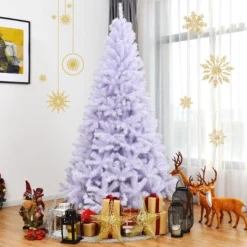 Costway 6/7.5/9Ft Hinged Artificial Christmas Tree Premium Pine Tree -Costway GUEST 9b787075 d70a 4b47 a9e6 41aacc7aec65